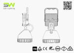 Handheld 10W Economical Cob Led Work Light Heavy Duty Magnetic Inspection Lamp