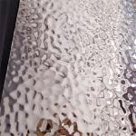Hot Designed sheet Gold color mirror bright finish hammered stainless steel