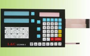 China Industrial Embossed Waterproof Membrane Switch / Tactile Membrane Switch Keypad on sale