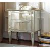 Buy cheap Hotel Mirrored Nightstand In Bedroom , CE Two Drawer Mirrored Bedside Table from wholesalers