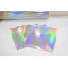 Buy cheap Removable Self-Adhesive Laser Color Decorative Glass Film PET Vinyl Color holographic rainbow film laser film from wholesalers