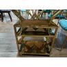 Buy cheap Smooth Hand Feeling 90cm Stainless Steel Marble Dining Table from wholesalers