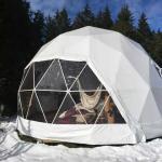 Waterproof Inflatable Dome Tent House Customized 6m Geodesic Dome Tent