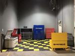 Silver Iron Professional Auto Repair Tool Chest on Wheels for Heavy Duty