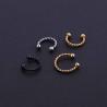 Buy cheap Surgical Steel Twist Eyebrow/ Nose/Ear/ Lip Ring,BCR Body Piercing Earring tragus ring from wholesalers