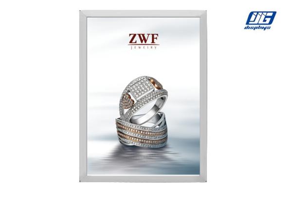 Buy cheap YGY A1 Poster Size Silver Aluminum Frame Snap Open LED Light Box from wholesalers