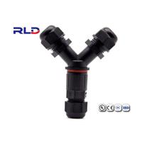Buy cheap TUV Electrical 3 Way Tube 250VAC PA66 Waterproof Connectors product