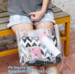PVC Clear Glitter Chain Shoulder Bag, PVC Shoulder Plastic Beach Bag, clear pvc