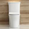 Buy cheap Water Saving Siphon Single Piece Toilet Upper Cistern Peeping Chinese Toilet from wholesalers