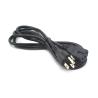Buy cheap 6 Ft Standard LED Grow Light Extension Cord 18 AWG Black Grow Light Cable from wholesalers