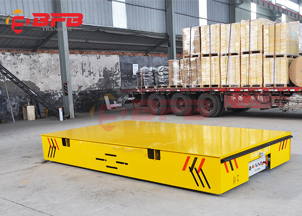 30 Ton Motorised Flat Bed Transport Wagon System For Metal Pipe Handling