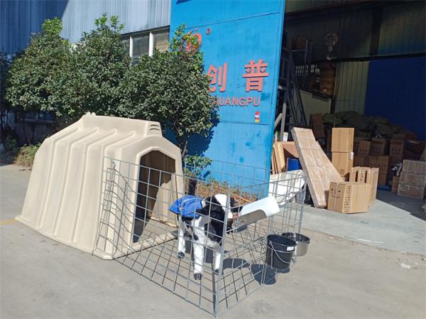Buy cheap 2200 X 1500 X 1550mm Calf Housing Plastic Calf Shelters For Calves Sheep And Goats from wholesalers