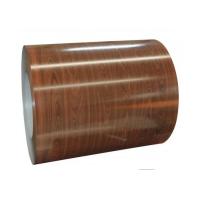Buy cheap 2000mm Ss316 Wood Grain Prepainted Steel Coil For Wooden Wall product