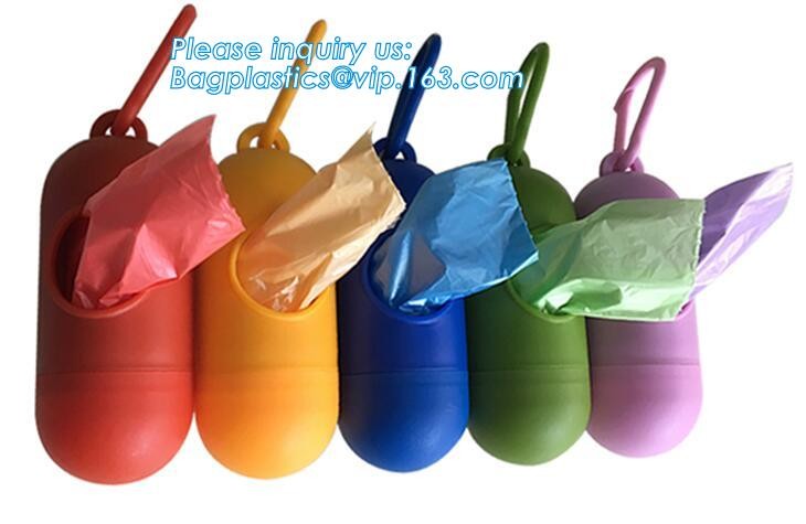 Biodegradable Compostable Scented High Quality HDPE Plastic Baby Nappy Sacks Baby Diaper Bags with Tie Handles, bagease