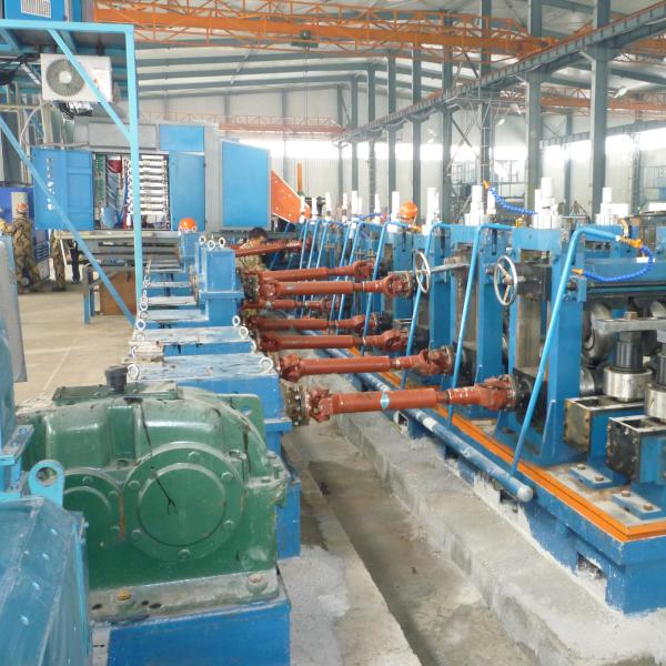 Buy cheap 150KW 480V High Speed Tube Mill Line API Oil Steel Pipe Making Machine from wholesalers