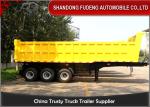30 Cubic Meters Landing Gear 28t Dump Semi Trailer