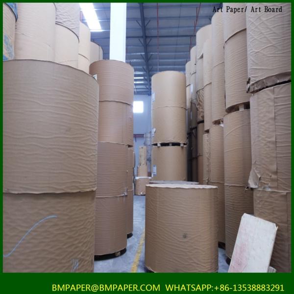 Buy cheap 130g high quality with competitive price coated gloss art paper manufacture from wholesalers