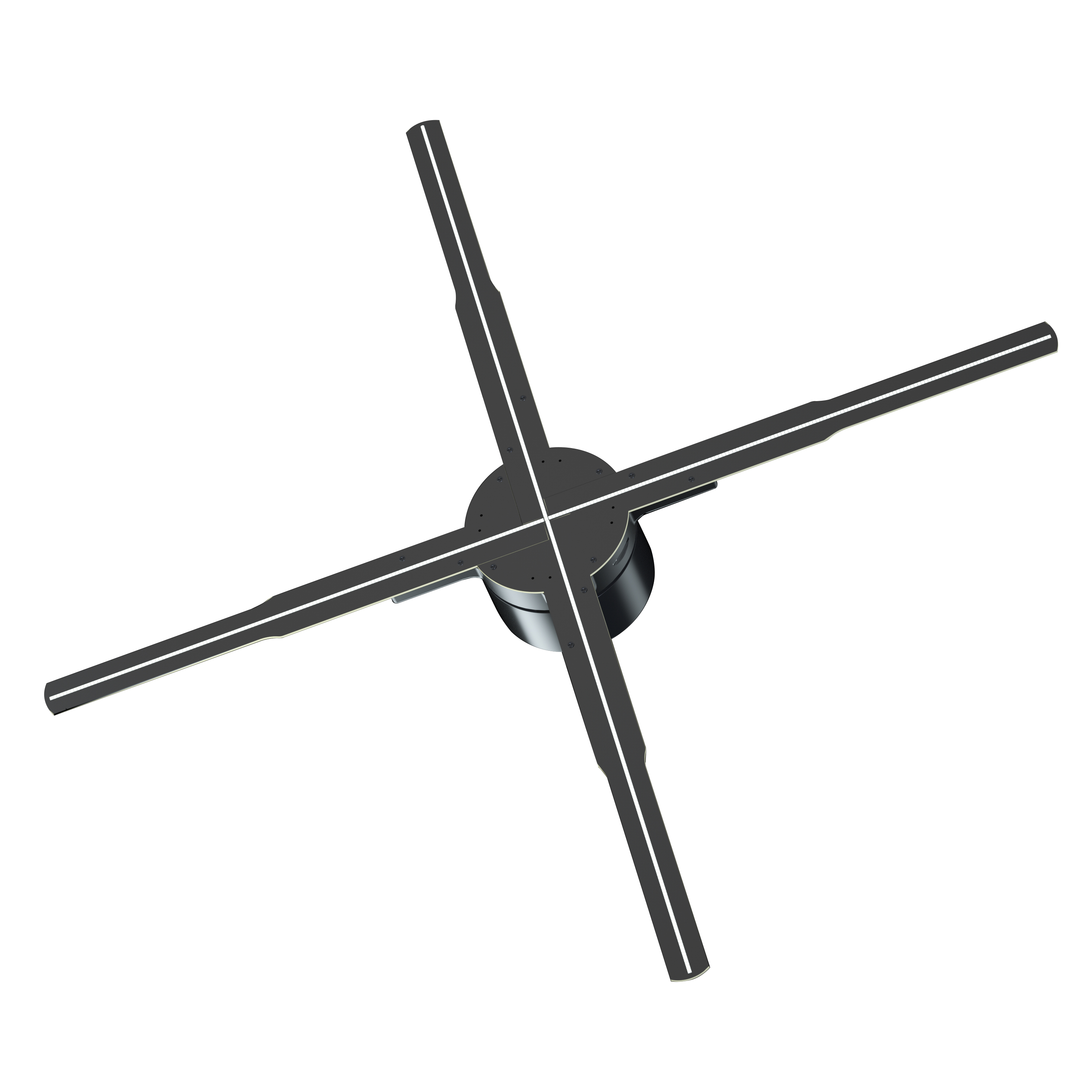 3D Holographic Advertising LED Fan with Wifi Control and Cutting-Edge Rotating Imaging