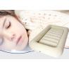 Buy cheap Travel Flocked Child Air Bed Small Size Inflatable Outdoor Furniture Beige Kids from wholesalers