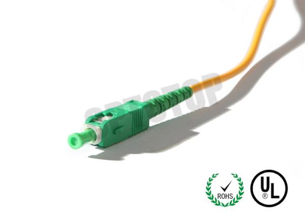 Buy cheap 2mm SC / APC Single Mode Fiber Jumpers , Pigtail Fiber Optic Cable for CATV from wholesalers
