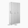 Buy cheap 3 Door Stainless Steel Medicine Display Cabinet With Vent Hole Fully Assembled from wholesalers