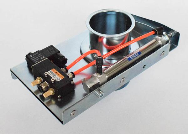 Buy cheap Circle Pipe Connection Galvanized Duct Zone Dampers Pneumatic Blast Gate from wholesalers
