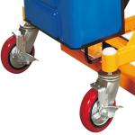 2200LBS Electric Hydraulic Scissor Skid Jack Lifter 1150mm Fork Length