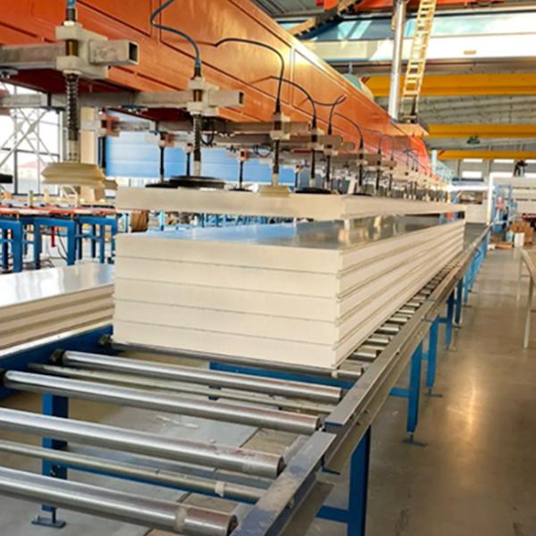 Buy cheap 1000mm RAL Color Mortar Paper Surface Pu Sandwich Board Polyurethane Insulating Panel from wholesalers