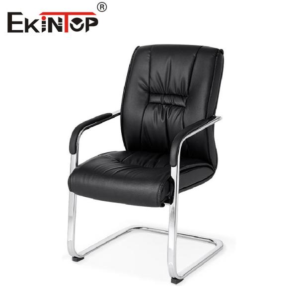 Buy cheap Visitor Waiting Revolving Upholstered Leather Chairs Office Reception Quality Office Chairs from wholesalers
