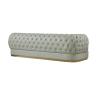Buy cheap Handmade Genuine Leather Sofa Set High Density Foam White Leather Chesterfield Sofas from wholesalers