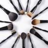 Buy cheap Wood Handle 15pcs Travel Makeup Brush Set For Teenager ISO9001 Standard from wholesalers