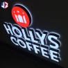 Buy cheap OEM Shape DC12V LED Acrylic Signage Front And Back Lit Channel Letters from wholesalers