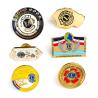 Buy cheap Custom Gold Metal Badge Hard Soft Enamel Lions Club Lapel Pin Badges from wholesalers