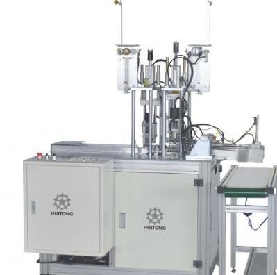 Buy cheap Disposable Mask Ear Loop Welding Machine , Welding Sealing Mask Making Machine from wholesalers