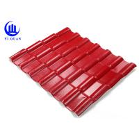 Buy cheap Asa Coated Synthetic Resin Roof Tile 150 Kgs Load Capacity Guangzhou Red Plastic product