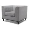 Buy cheap Classic Linen fabric upholstery 1-seater sofa,lounge chair,living room sofa from wholesalers
