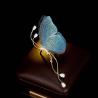 Buy cheap Twilight Blue Winged Pin: Multi-Angle Shine for Outfits & Gift Boxes from wholesalers