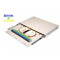 Buy cheap Industrial 24 Port Outdoor Fiber Optic Patch Panel Wall Mount 1U SC UPC product