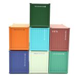 Model Railway HO Scale 1:87 train SHIPPING container for railroad landscape