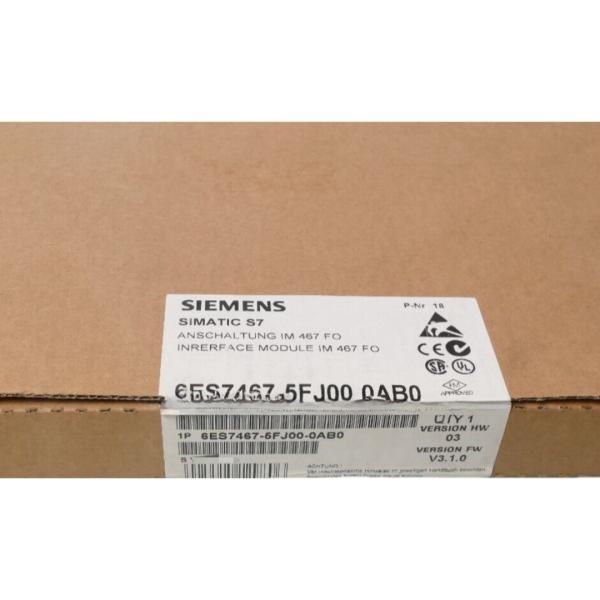 SIEMENS 6ES7467-5FJ00-0AB0 SIMATIC S7-400, INTERFACE IM467 FO PROFIBUS-DP MASTER