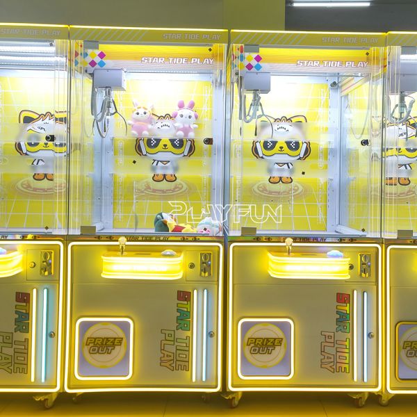Coin Operated Game Machine Claw Crane Games STAR TIDE PLAY UFO Catchers Prize Vending Doll Machines