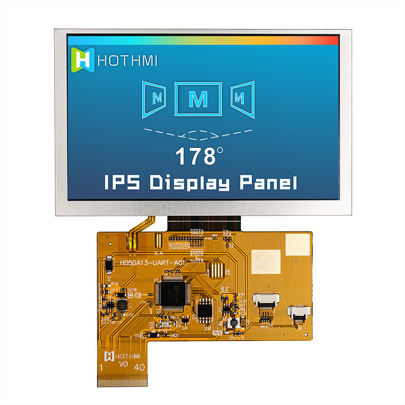 5.0 Inch Smart Serial 800x480 UART TFT Display Screen Sunlight Readable