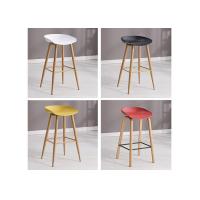 Buy cheap Color Optional Solid Wood Counter Stools , Beech Restaurant Bar Stools product