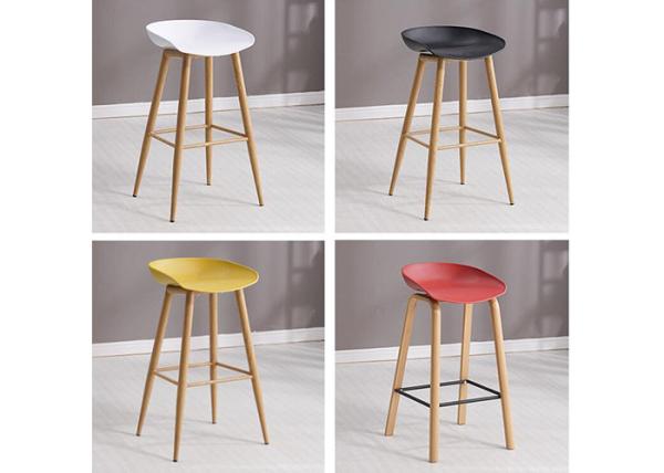 Buy cheap Color Optional Solid Wood Counter Stools , Beech Restaurant Bar Stools from wholesalers