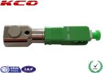 SC Bare Fiber Adapter APC Stabilize 250um 900um Diameter Single Mode