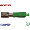 Buy cheap SC Bare Fiber Adapter APC Stabilize 250um 900um Diameter Single Mode from wholesalers