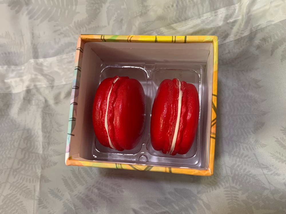 Custom 2pcs macaron box cardboard cylinder packaging box paper packaging box