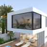 Buy cheap 70S Heat Insulation Coefficient Tempered Glass Aluminium Casement Windows for Villas from wholesalers