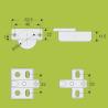 Buy cheap 45 degree special hings cabinet door hinge 35mm cup with Nickel finish from wholesalers