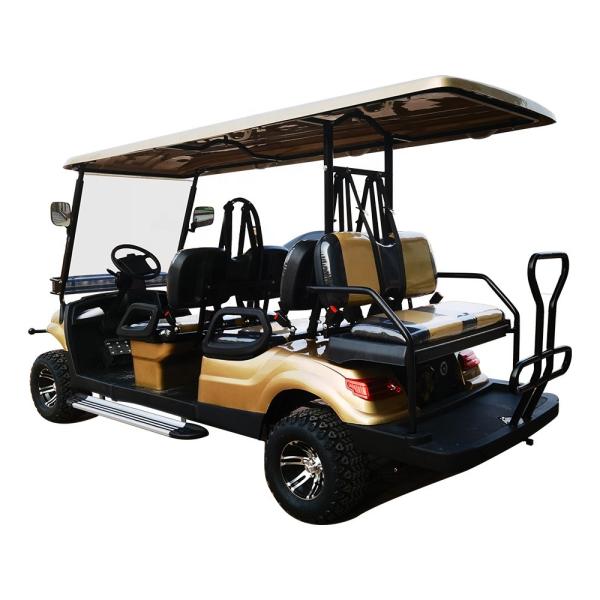 Buy cheap 4 6 8 seater Remote Control Electric Sightseeing Limo Golf Cart With 1000kg Weight from wholesalers